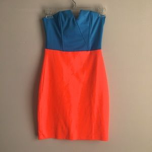 Hot Girl Summer Attire: Mini Neon Strapless